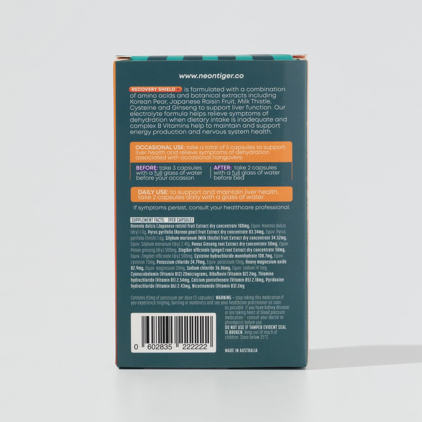 Recovery Shield + 10 capsule pack